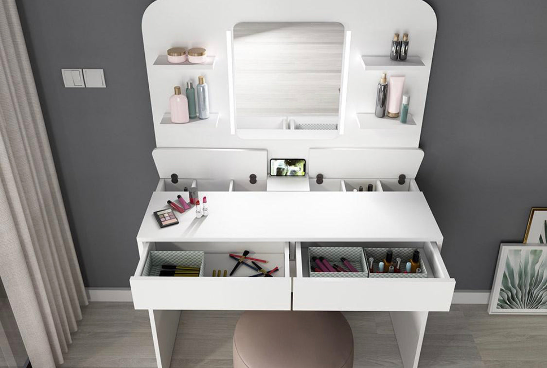 Sminkebord Secret White