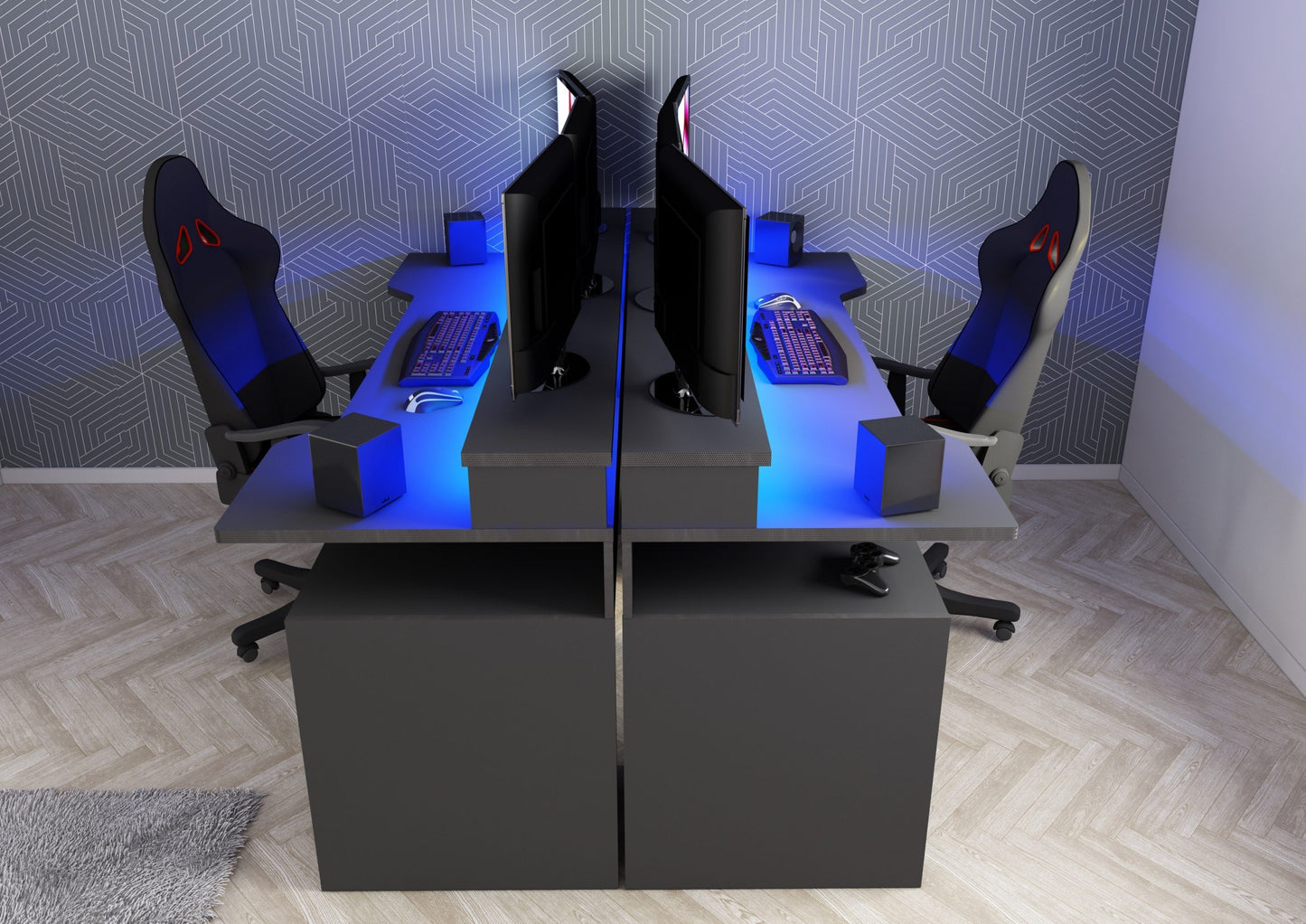 Gamingbord Ultimate med LED-LYS