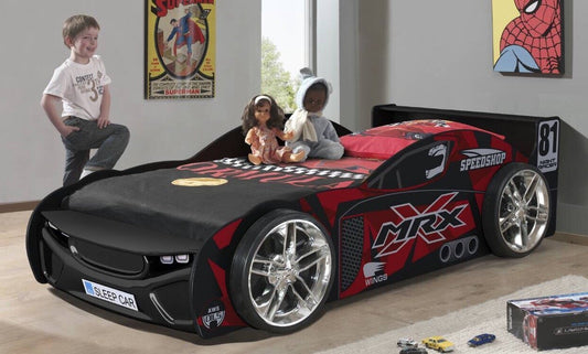 Kidshouse - MRX Speed bilseng 90x200 - Default Title barneseng i høy kvalitet fra Sengehuset.no