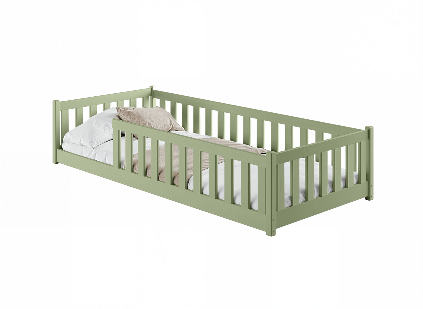 Lano - Bella juniorseng 80x180 Oliven – perfekt kombinasjon av design og funksjon - Default Title barneseng i høy kvalitet fra Sengehuset.no