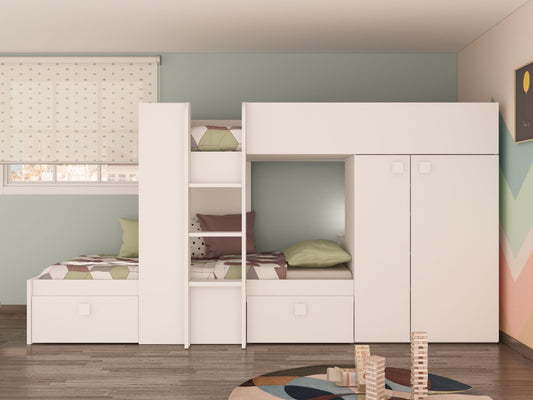 Bolton køyeseng 90x200 – Hvit