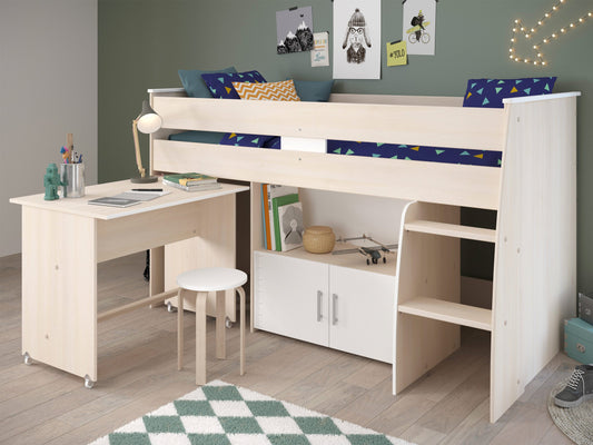 Parisot Charly 90x200 - halvhøyseng - Default Title barneseng i høy kvalitet fra Sengehuset.no