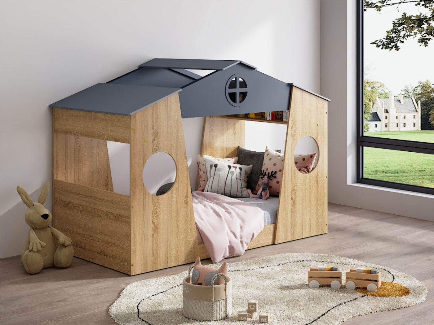 Kidshouse - Nova Husseng 90x200 - Default Title barneseng i høy kvalitet fra Sengehuset.no