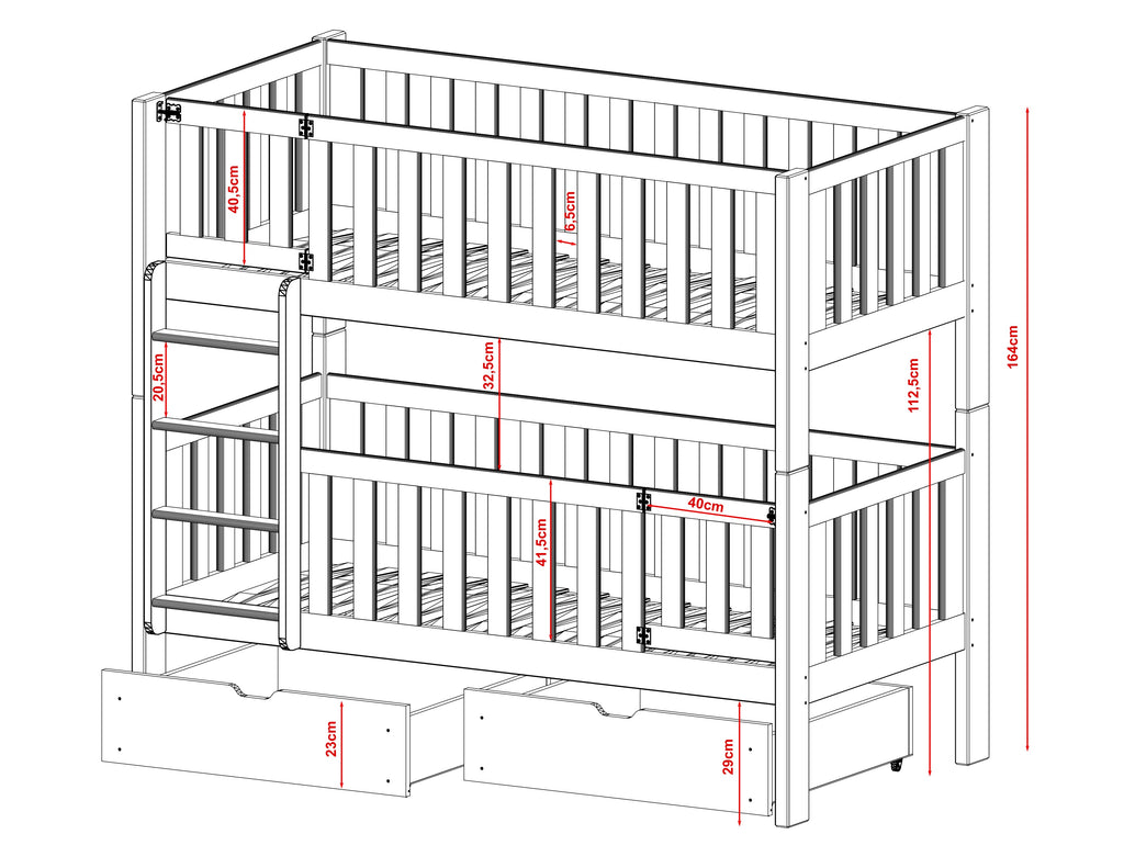 nan barneseng i høy kvalitet fra Sengehuset.no