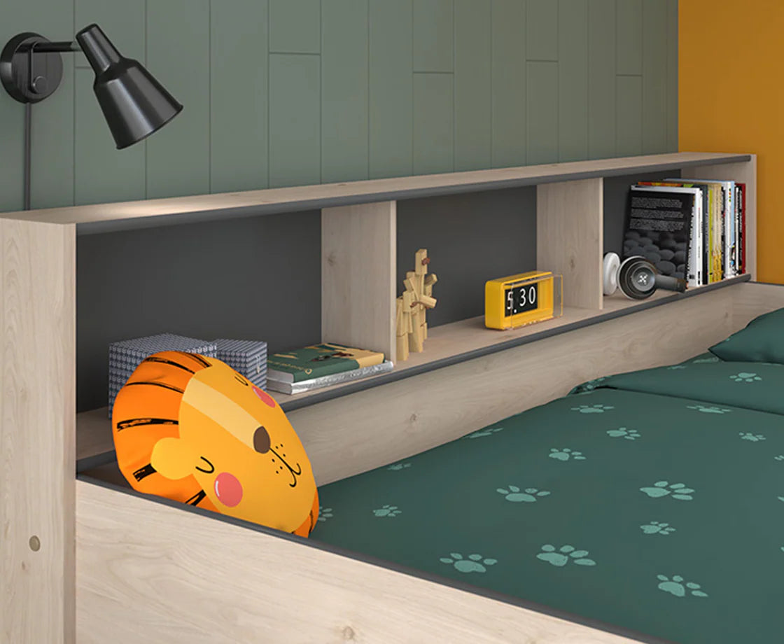 Køyeseng Tam Tam Grå 90x200