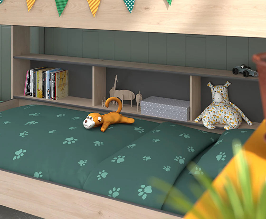 Køyeseng Tam Tam Grå 90x200