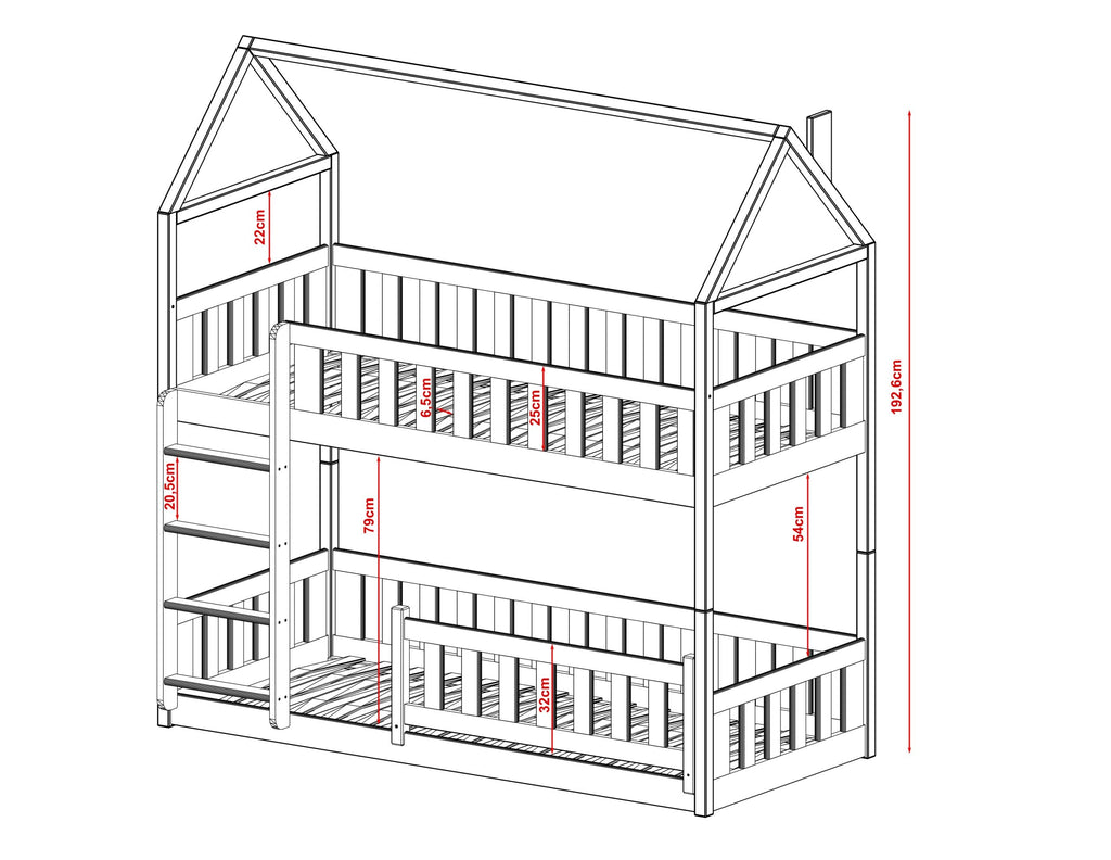nan barneseng i høy kvalitet fra Sengehuset.no