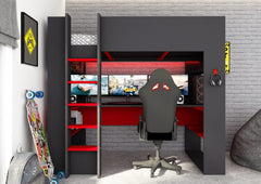 Trasman - Loftseng High Ultimate Gamer 90x200 - Default Title barneseng i høy kvalitet fra Sengehuset.no