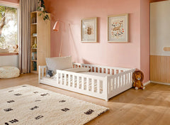 Lano - Montessori gulvseng for barn 120x200 – HVIT - Default Title barneseng i høy kvalitet fra Sengehuset.no