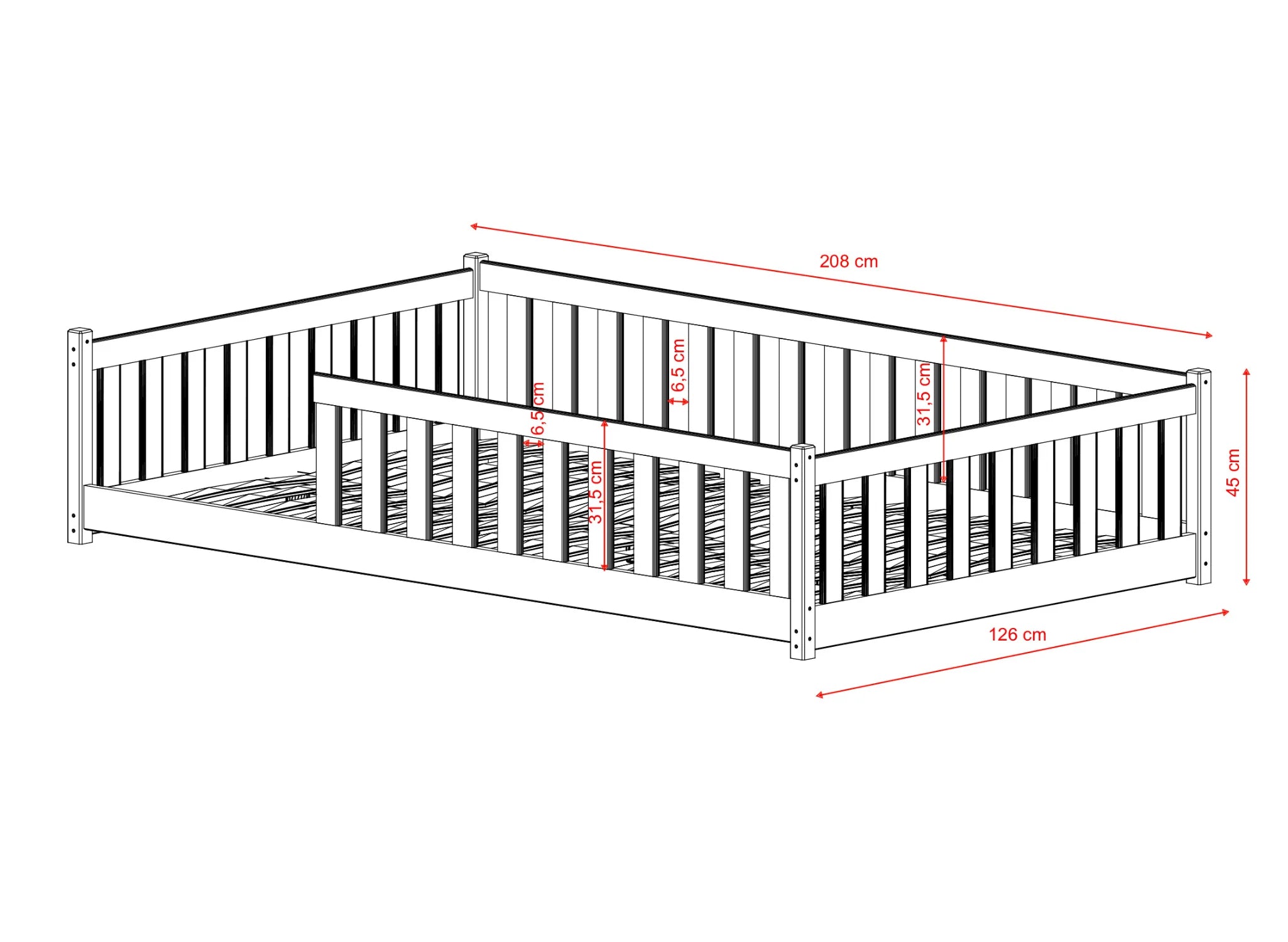 nan barneseng i høy kvalitet fra Sengehuset.no