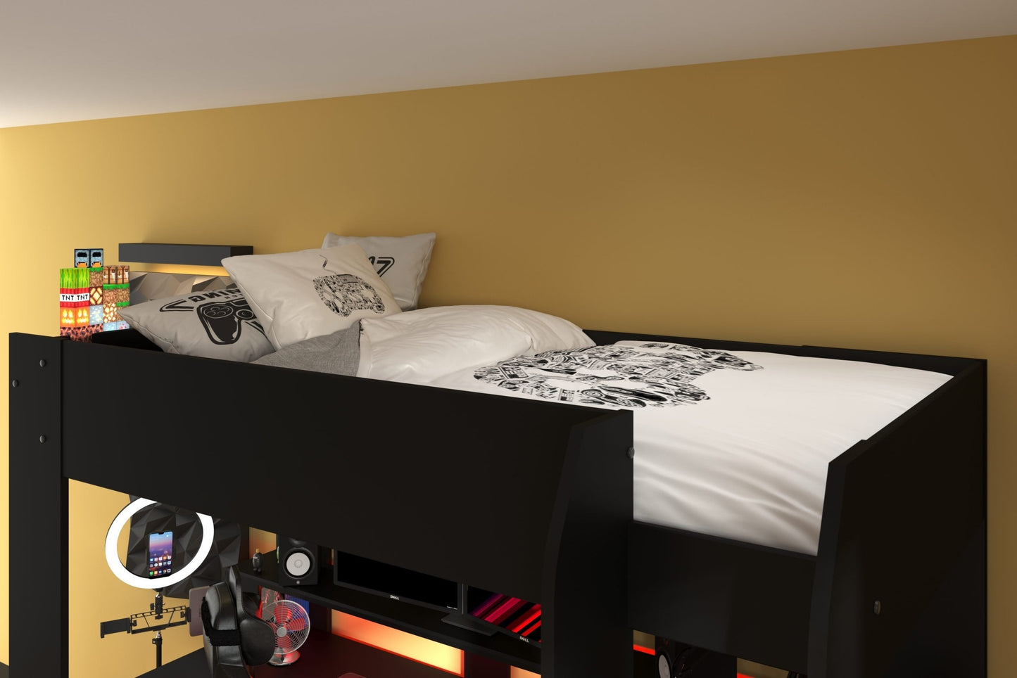 Gamer loftseng, Online, fra Parisot, Frankrike.