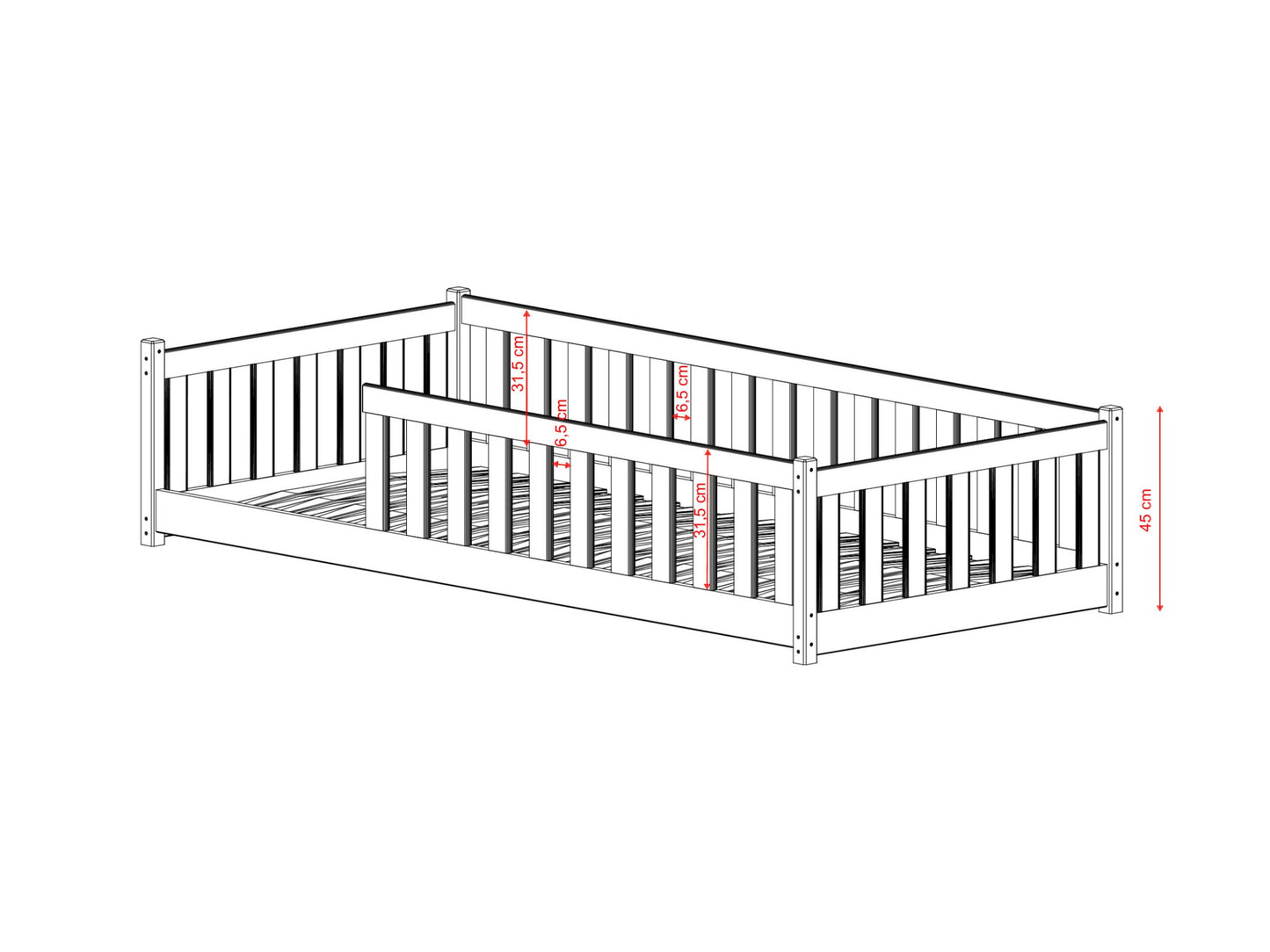 Bella juniorseng 80x160 kasjmir – perfekt kombinasjon av design og funksjon