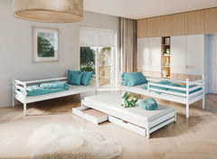 LUK familiekøyeseng 90x200 – soveplass til tre