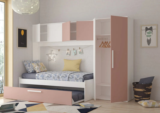 Artik multiseng fra Trasman - 90x200 - Antique pink