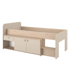 Halvhøy seng med oppbevaring 90x200 - Cache