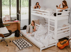 LUK familiekøyeseng 90x200 – soveplass til tre