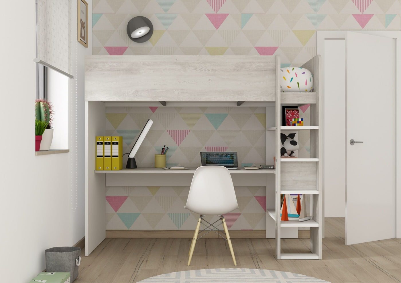 Etasjeseng Trasman - Natur 90x200 - Default Title barneseng i høy kvalitet fra Sengehuset.no