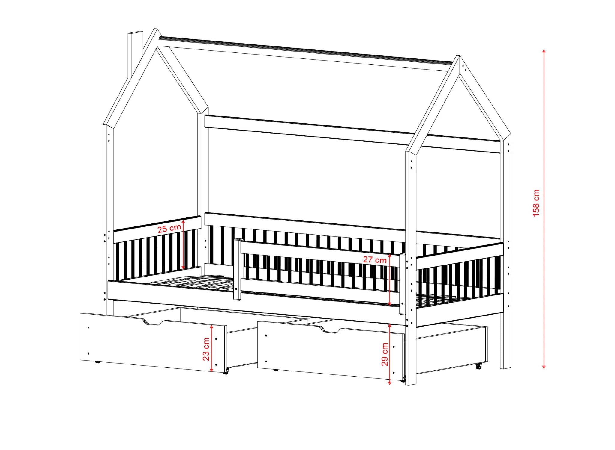 nan barneseng i høy kvalitet fra Sengehuset.no