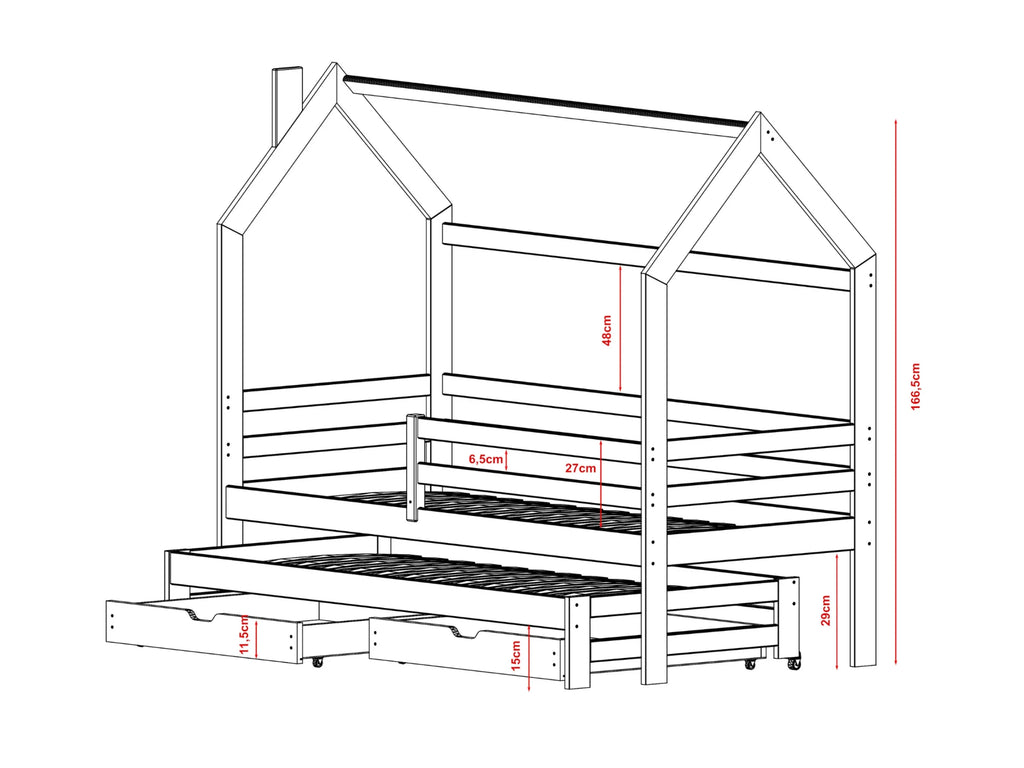 nan barneseng i høy kvalitet fra Sengehuset.no