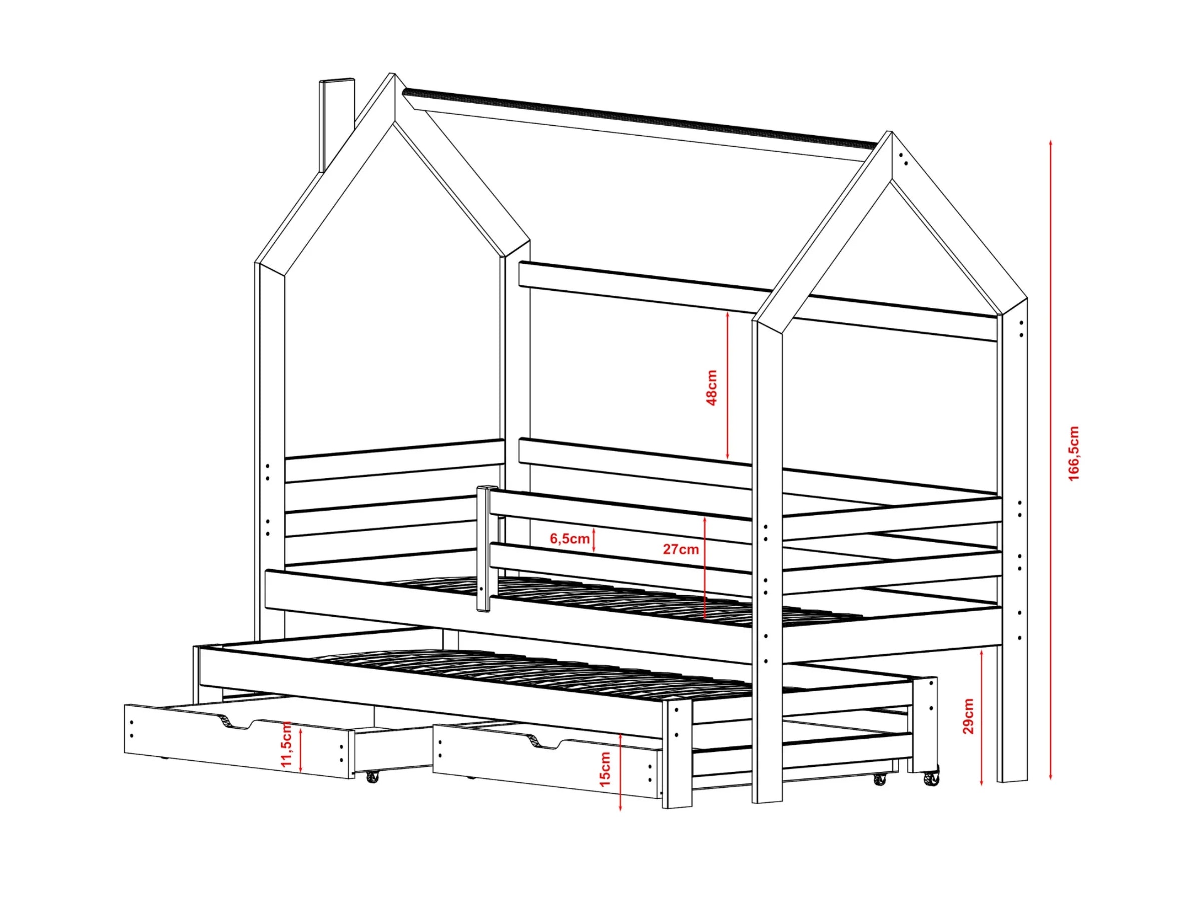 nan barneseng i høy kvalitet fra Sengehuset.no