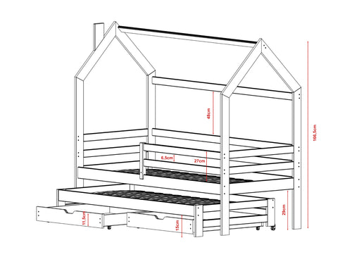 nan barneseng i høy kvalitet fra Sengehuset.no