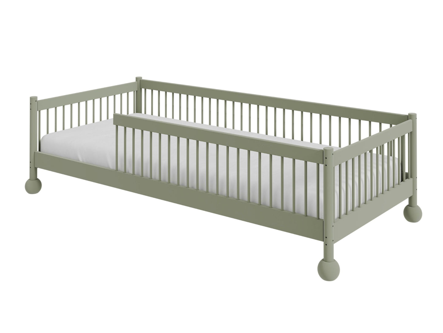 Barneseng STAR 80x180 - Olivengrønn