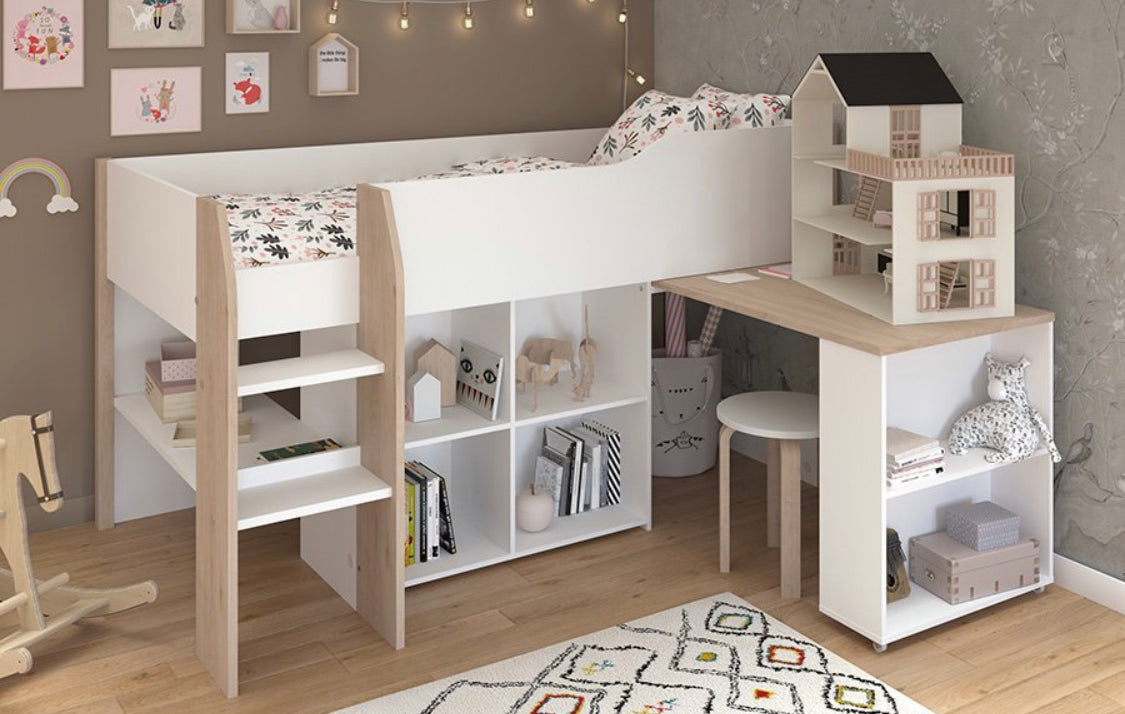 Sengehuset - Halvhøy seng Finland Parisot 90×200 - Default Title barneseng i høy kvalitet fra Sengehuset.no