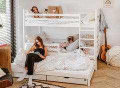 LUK familiekøyeseng 90x200 – soveplass til tre