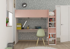 Loftseng Trasman - rosa 90x200 - Default Title barneseng i høy kvalitet fra Sengehuset.no