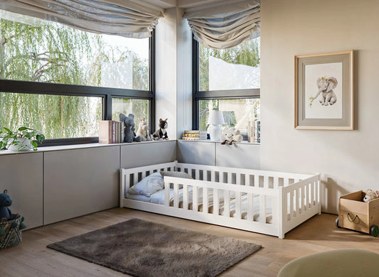 Bella Montesorri seng 90x200 - HVIT