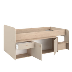 Halvhøy seng med oppbevaring 90x200 - Cache