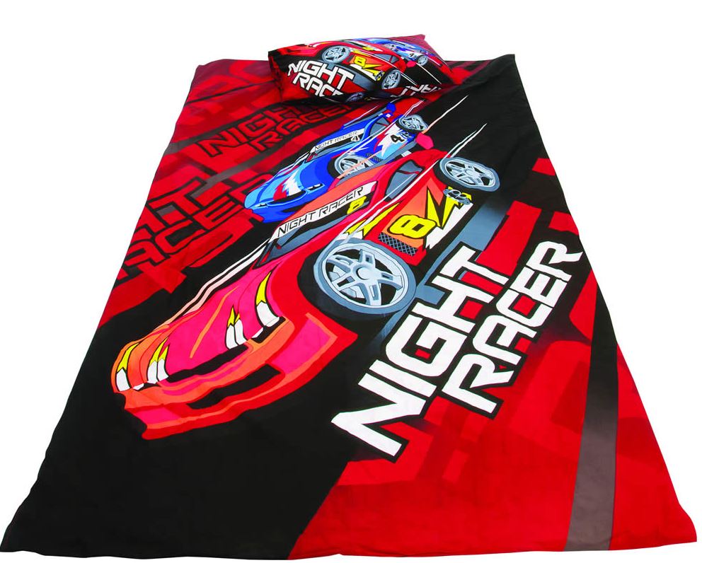 Kidshouse - Night Racer Sengesett - Default Title barneseng i høy kvalitet fra Sengehuset.no