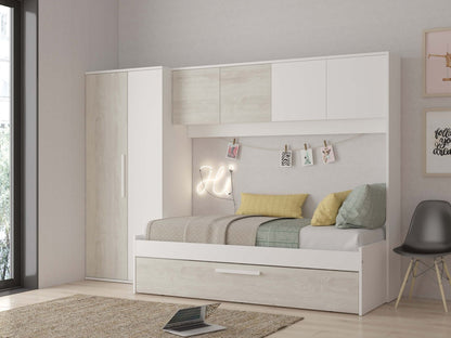 Artik multiseng fra Trasman - 90x200 - hvit