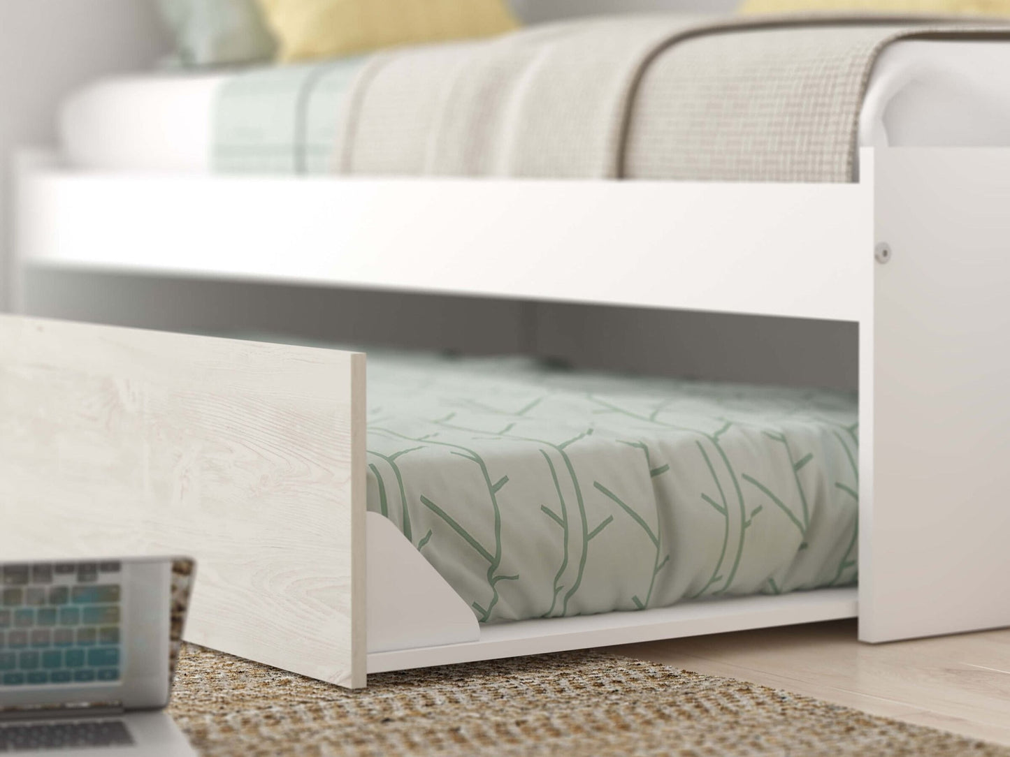 Artik multiseng fra Trasman - 90x200 - hvit