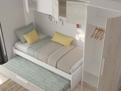 Artik multiseng fra Trasman - 90x200 - hvit