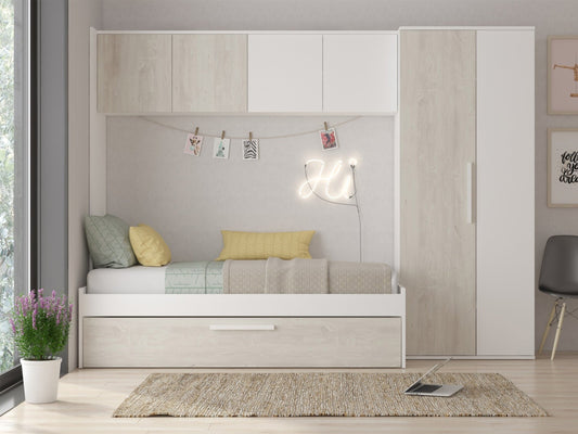 Artik multiseng fra Trasman - 90x200 - hvit