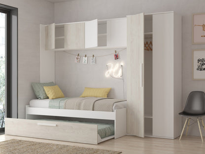 Artik multiseng fra Trasman - 90x200 - hvit