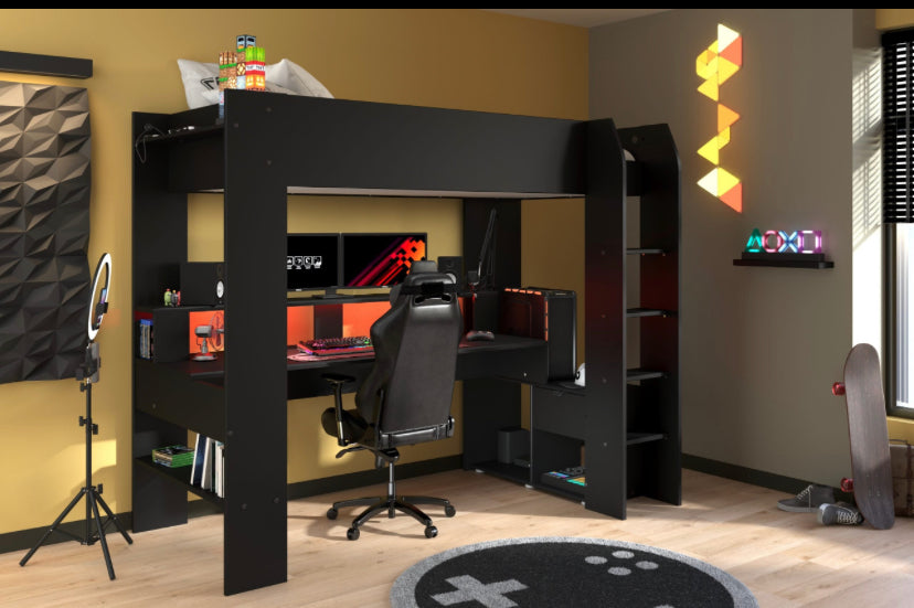 Sengehuset - Gaming loftseng Online, 90×200 - Default Title barneseng i høy kvalitet fra Sengehuset.no